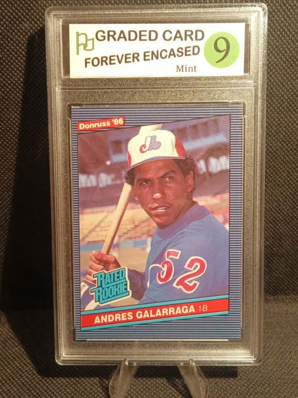 Andres Galarraga 1986 Donruss Rated Rookie Card #33 MLB Montreal Expos GM-MT